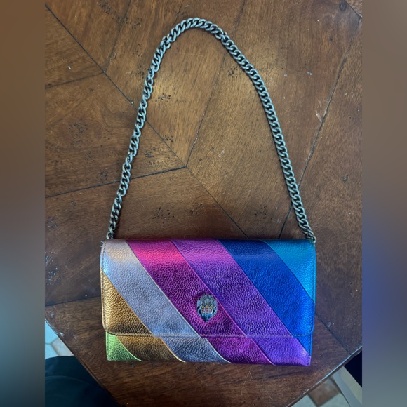 Kurt Geiger London Kensington leather chain wallet - Picture 2 of 7